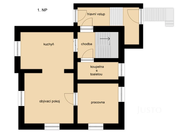 Prodej rodinného domu 110 m² s pozemkem 664 m² + balkón 8 m²