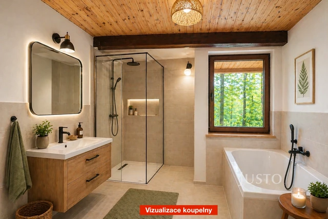 Prodej chaty 68 m² s pozemkem 295 m² + terasa 6 m²