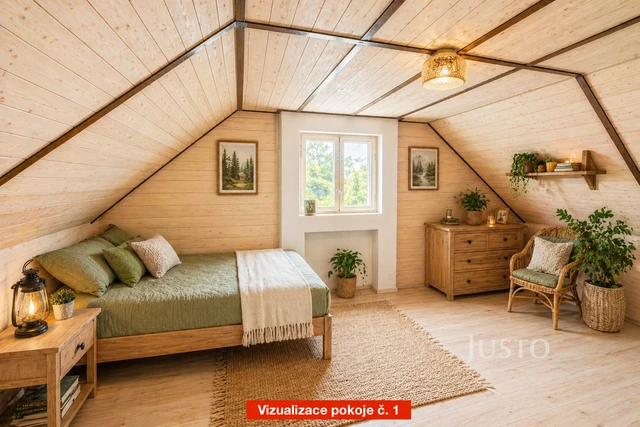 Prodej chaty 68 m² s pozemkem 295 m² + terasa 6 m²