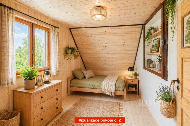 Prodej chaty 68 m² s pozemkem 295 m² + terasa 6 m²